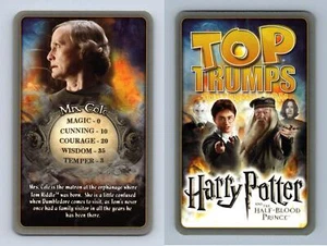 Mrs Cole - Harry Potter & Half-Blood Prince 2009 Top Trumps Specials Card - Picture 1 of 1