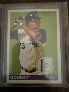 2009 Upper Deck Goudey Baseball #49 Jermaine Dye Jersey Chicago White Sox⚾️ MINT - Picture 1 of 2