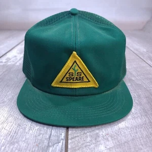 Gorra de camionero agrícola vintage marca K verde hecha en Canadá malla trasera - Imagen 1 de 7