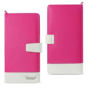 Reiko iPhone 6/ 6S Two Tone Super Wallet Case with Multiple Card Slots in White - Picture 1 of 4