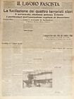 Quotidiano - Il Lavoro Fascista N. 213 - 1930 Fucilazione Dei Terroristi Slavi