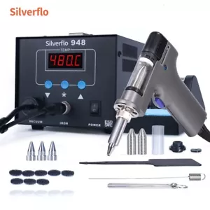 948 90W Desoldering Station Vacuum Pump Suction Tin Gun Soldering Iron Station - Picture 1 of 7