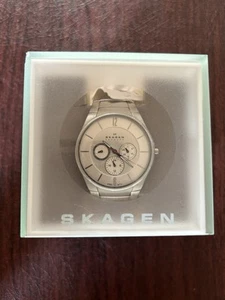NEW Skagen 6002 Stainless Steel Chronograph Watch - Picture 1 of 5