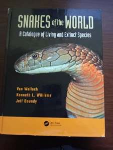 Snakes of the World: A Catalogue of - Hardcover, by Wallach Van Williams - Imagen 1 de 5