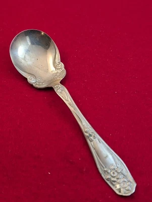 Cuchara de azúcar International Rogers níquel plata INS237 Art Nouveau 6" Foto 1 de 4