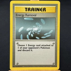 Energy Removal - 92/102 - Base Set - Unlimited - Common - Pokemon TCG - Played - Picture 1 of 3
