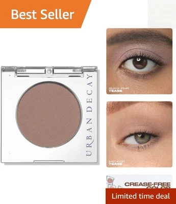 High-Pigment Eyeshadow Single in Cool Taupe Matte - 12HR Crease-Free Formula - Image 1 of 4