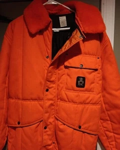 NWOT Refrigiwear Orange Canvas Parka Jacket MADE IN USA MEN'S L Workwear Freezer - Picture 1 of 8