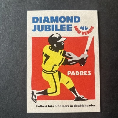 1976 Laughlin Diamond Jubilee - #16 Nate Colbert Padres NM - Image 1 of 2