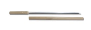 Espada japonesa réplica Katana hoja recta Nagadosu Zantetsu sin afilar - Imagen 1 de 1