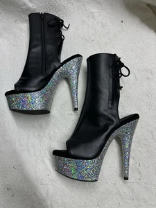 Stivali Pleaser Delight-1018LG taglia 6 - Foto 1 di 5