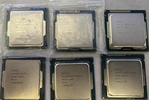 6 x Intel Core I3 4130 CPU (2 core, I3 4th gen, 3.4ghz) - Picture 1 of 2