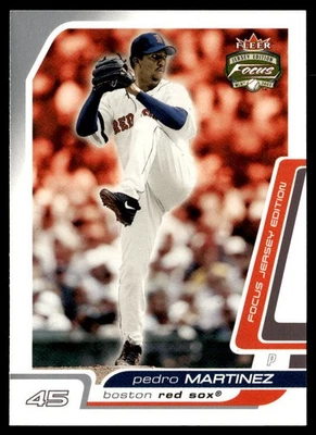 Pedro Martinez 2003 Fleer Focus Jersey Edition #146 Boston Red Sox - Image 1 of 2