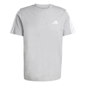 adidas Mens 3 Stripe T-Shirt Crew Neck Tee Top Short Sleeve Cotton Tonal - Picture 1 of 142