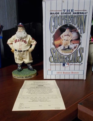 Major League Baseball Cooperstown 1935 Boston Braves Santa Claus FLAMBRO 1995 - Image 1 of 4