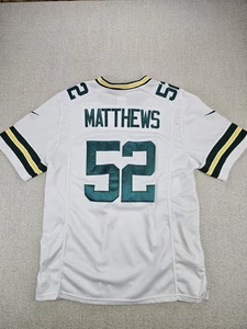 Nike Green Bay Packers Size XL On Field NFL Football Jersey #52 Clay Mathews  - Picture 1 of 6