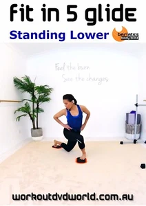 Gliding Disc EXERCISE DVD - Barlates Body Blitz FIT IN 5 GLIDE STANDING LOWER! - Picture 1 of 1