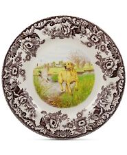 Spode Woodland Yellow Lab Dinner Plate New in Box Made in England Free Shipping