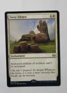 Rara carta Magic the Gathering Stony Silence Modern Masters 2017 - Foto 1 di 2