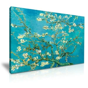 Mandelzweige Blüte Vincent van Gogh Leinwand moderne Heimkunst ~ 5 Größen zur Auswahl - Bild 1 von 7