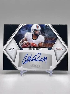 2023 SAGE  COLTON DOWELL ROOKIE/RC AUTO #ACD *SILVER* - Picture 1 of 2