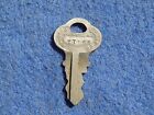 vintage coin op key: Chicago Lock key TT 165 - Watling Scale Front Door