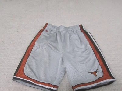 Texas Longhorns Shorts Youth Large Gray Orange Athletic Kids Colosseum - Image 1 of 4