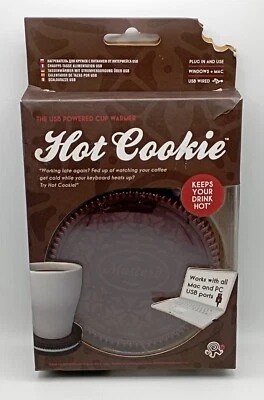 Mustard Novelty Dark Brown Hot Cookie Mug Warmer Novelty New Job Gift Idea - Image 1 of 4