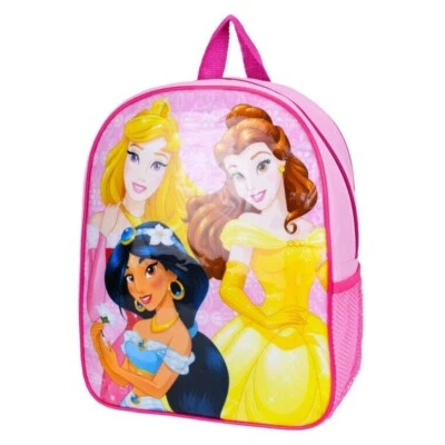 Disney Princess Childrens Backpack School Bag Girls Pink Rucksack Kids - Image 1 of 3