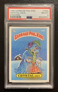 1986 Garbage Pail Kids OS4 Crystal Gale 158b PSA 8 NM-MT-RARE 1- * CARD!! TWT - Picture 1 of 4