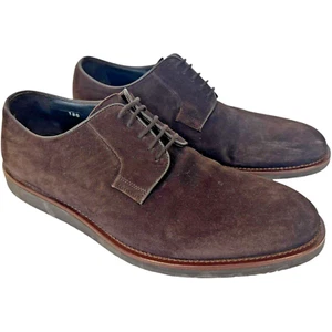 To Boot New York Shoe Oxford Mens US 8.5 Suede Brown Lace Up Hybrid Adam Derrick - Picture 1 of 16