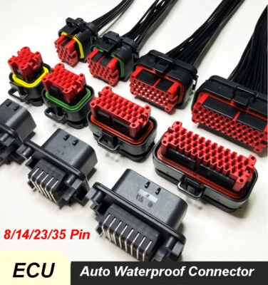 8Pin 14Pin 23Pin 35Pin Waterproof Car Tyco AMP ECU Auto Connectors Plug Socket - Image 1 of 4
