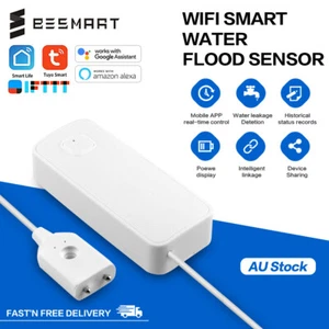 AU Wireless Smart WIFI Water Flood Sensor Leakage Detector Home Alarm Connection - Picture 1 of 11
