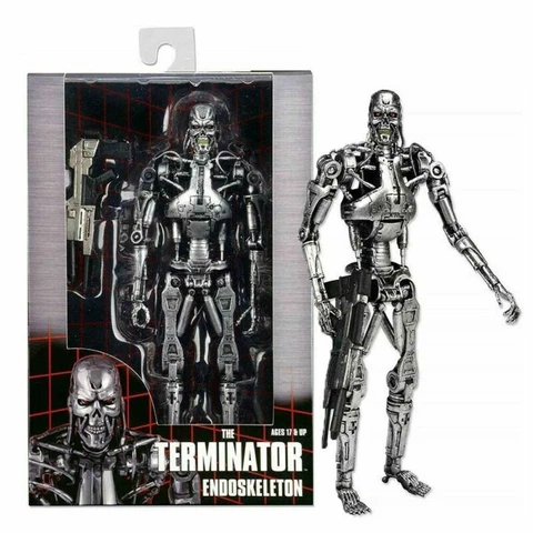 NECA Terminator T800 ENDOSKELETON Action Figure 7" Arnold Schwarzenegger Model Cover