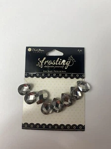 Frosting decorate yourself Glass Beads Blue Moon - Picture 1 of 4