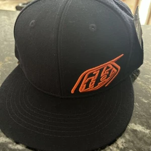 Troy Lee Designs SnapBack Slice Navy/orange OSFA New - Picture 1 of 4
