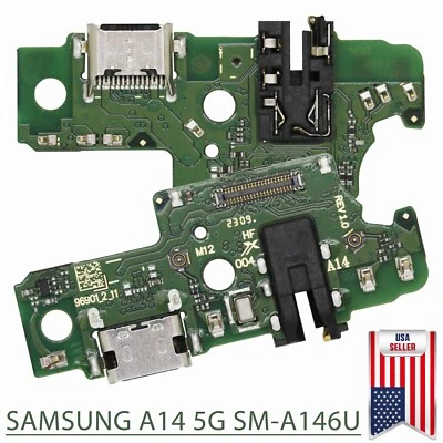 USB Charging Port Board Dock Connector  + MIC For Samsung Galaxy A14 5G SM-A146U - Image 1 of 4