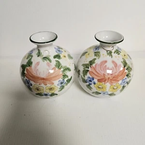 Vasen 2er Set handbemalt floral bunt Andrea von Sadek - Bild 1 von 10