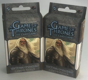 (2)x Game of Thrones GOT The Tower of the Hand Chapter Pack Deck Card Game CCG - Picture 1 of 3