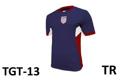 UNITED STATES SOCCER FEDERATION US SOCCER FEDERATION USA ADULT SOCCER GAME DAY SHIRT - NAVY, Size X-Large