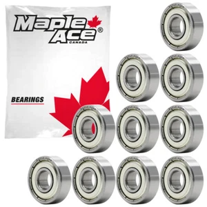 R3-ZZ Ball Bearing 3/16" x 1/2" x 0196" R3 ZZ Metal Shielded (PCs 10) - Picture 1 of 3
