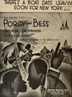 Theres A Boat Dats Leavin Soon For New York Sheet Music 1935 Porgy And Bess