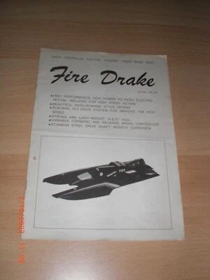 Fire Drake RC Speedboot Bauanleitung TOP ! - Bild 1 von 4