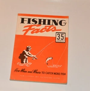 Fishing Facts How When and Where to Catch more Fish Outdoor Life Book 1941 skum2 - Picture 1 of 5