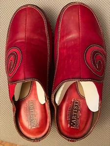 Spring Step Clogs Shoes EU 36 US 6 Leather, Red, perfect! - Picture 1 of 7