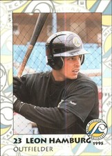 1995 West Michigan Whitecaps Team Issue #23 Leon Hamburg - NM-MT