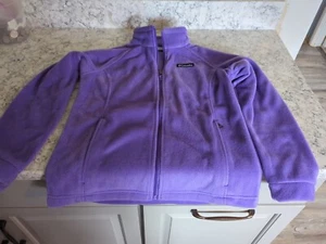 Columbia Purple Fleece Jacket Youth Size Large 14/16  - Picture 1 of 4