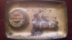 1967 Pepsi Cola Metal and Painted Ashtray Soda Pop Advertising  - Picture 1 of 3