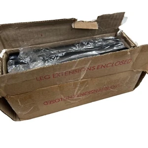 Folding Table Leg Extensions 12 Piece Metal Back Saver Work Surface Riser NIOB - Picture 1 of 5