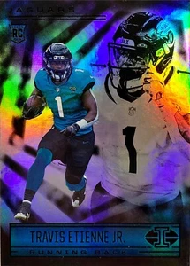 2021 Panini Illusions RC #71 Travis Etienne Jr. Blue Sapphire Football Card - Picture 1 of 2